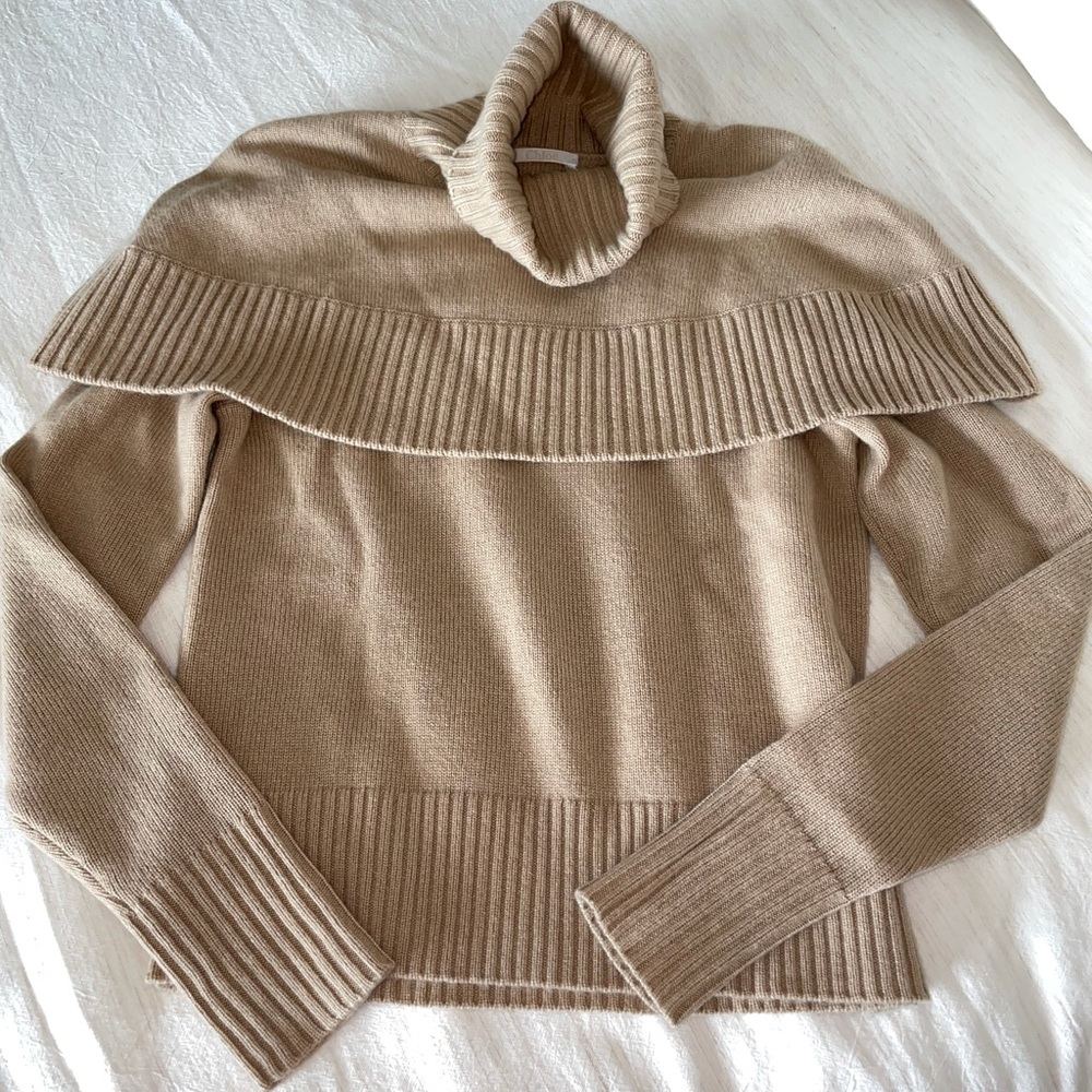 Chloe turtle neck cashmere sweater.